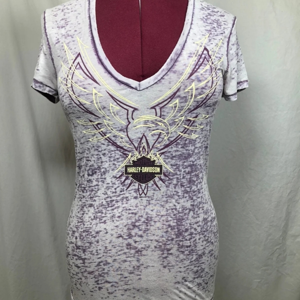 Harley-Davidson Purple Burnout Shirt